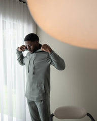 Upgraded Tech Hoodie Men|Golf/Heather Grey