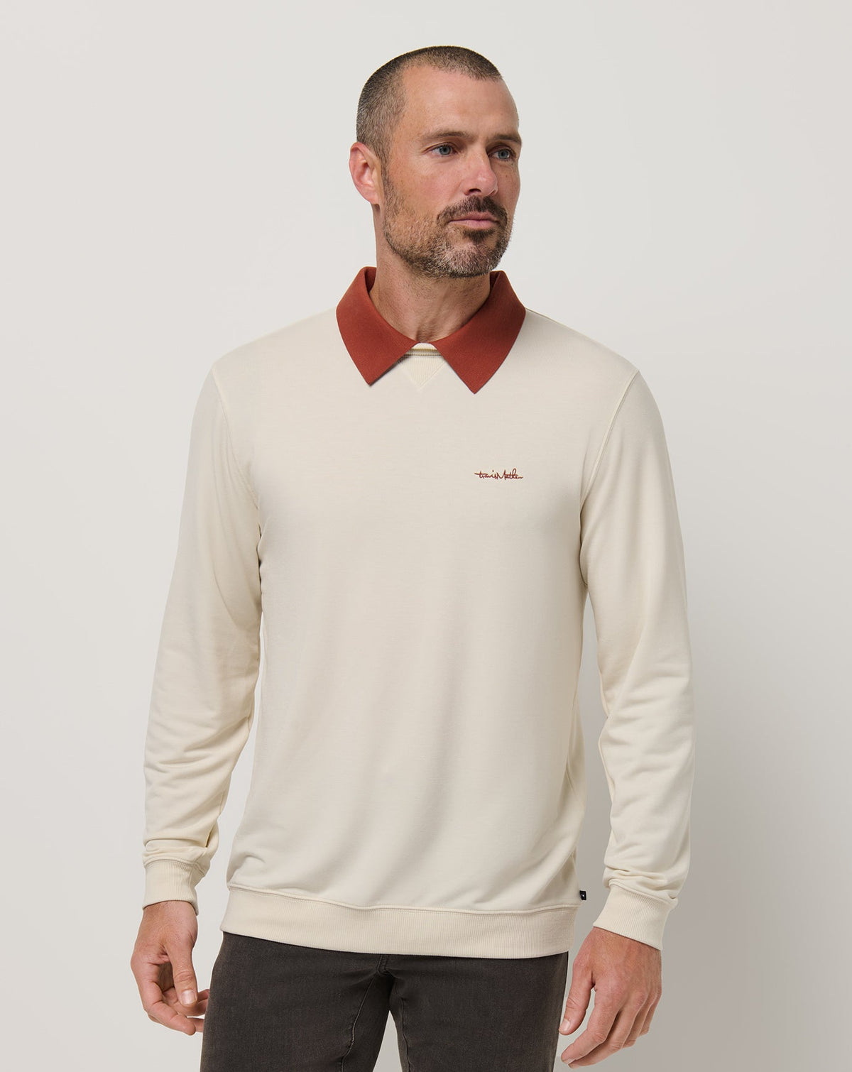 Amenities Collar Crew Men/Birch