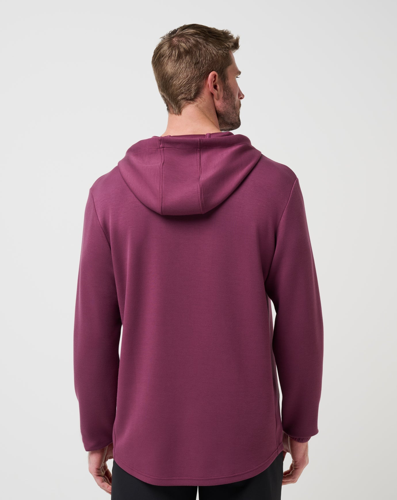 Fibercloud Hoodie Men/Mauve Wine