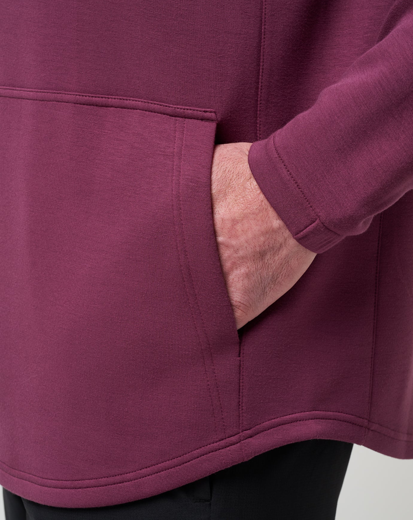 Fibercloud Hoodie Men/Mauve Wine