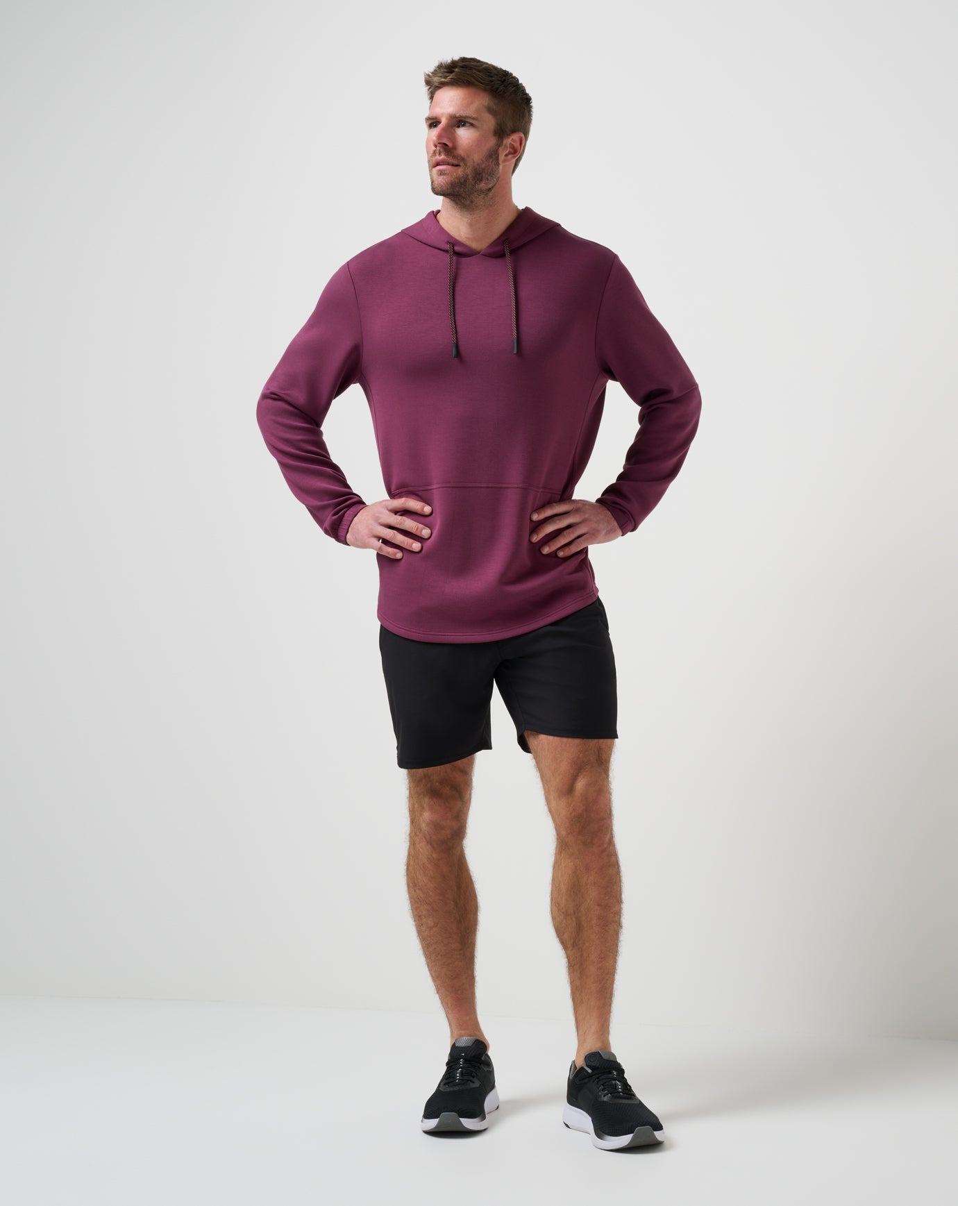Fibercloud Hoodie Men/Mauve Wine