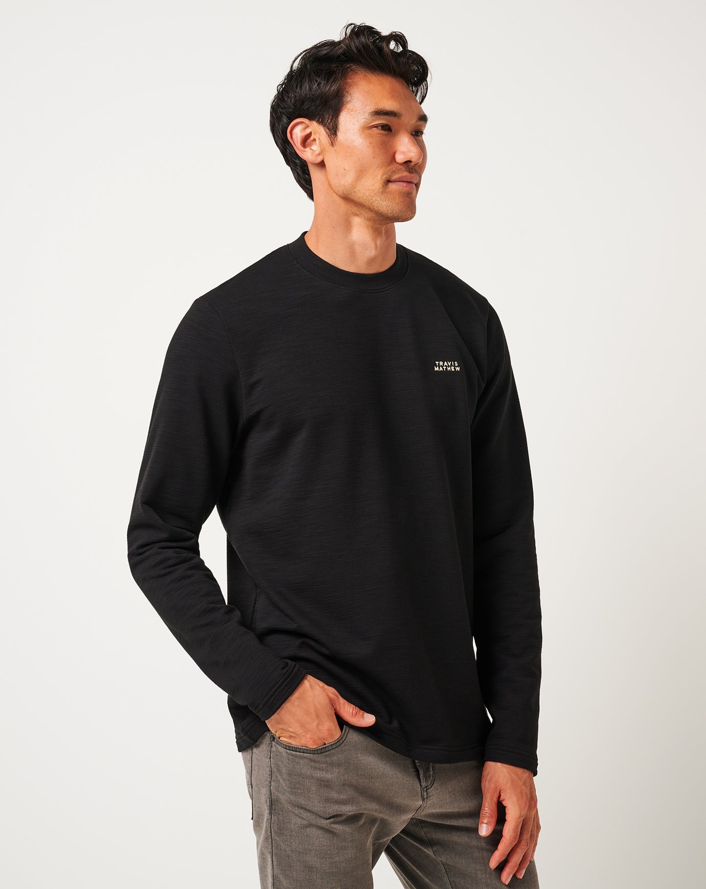 Man About Town Crew Men/Black