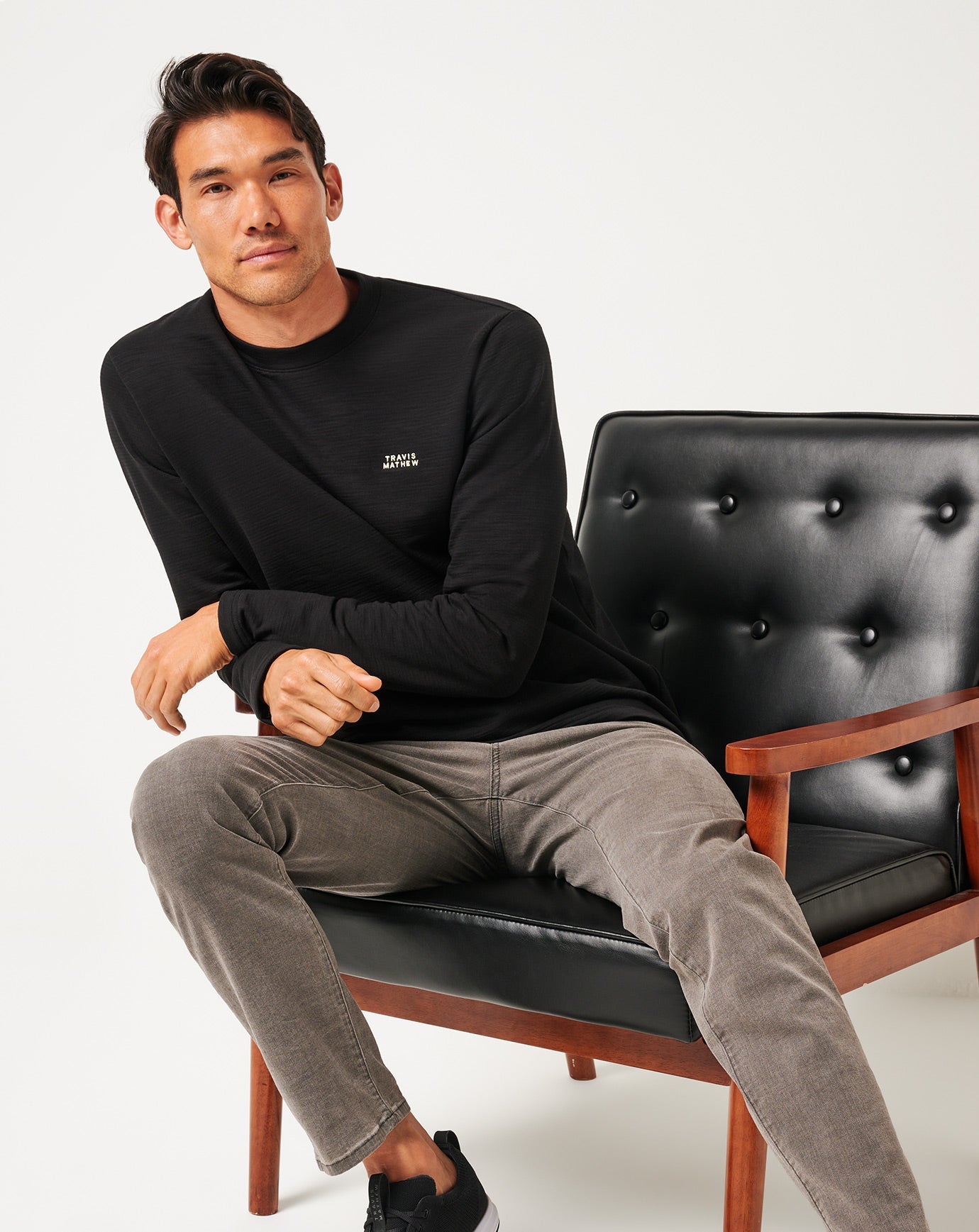 Man About Town Crew Men/Black
