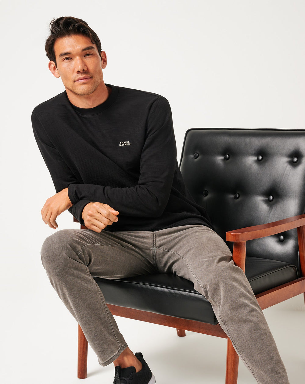 Man About Town Crew Men/Black