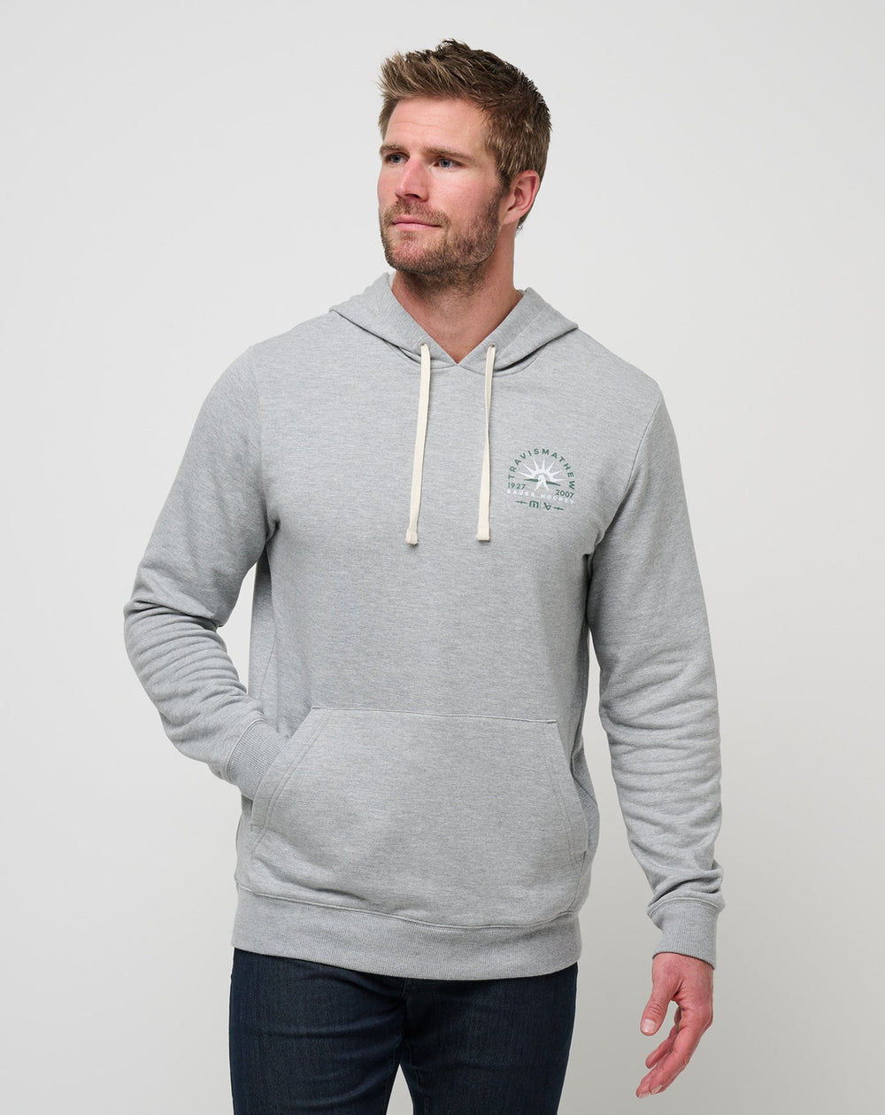 Glacier Hike Hoodie Men|New/Heather Grey
