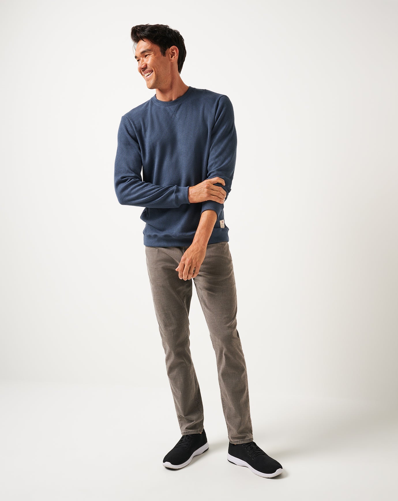 Nonrev Long Sleeve Crew Men/Mood Indigo/Vintage Indigo