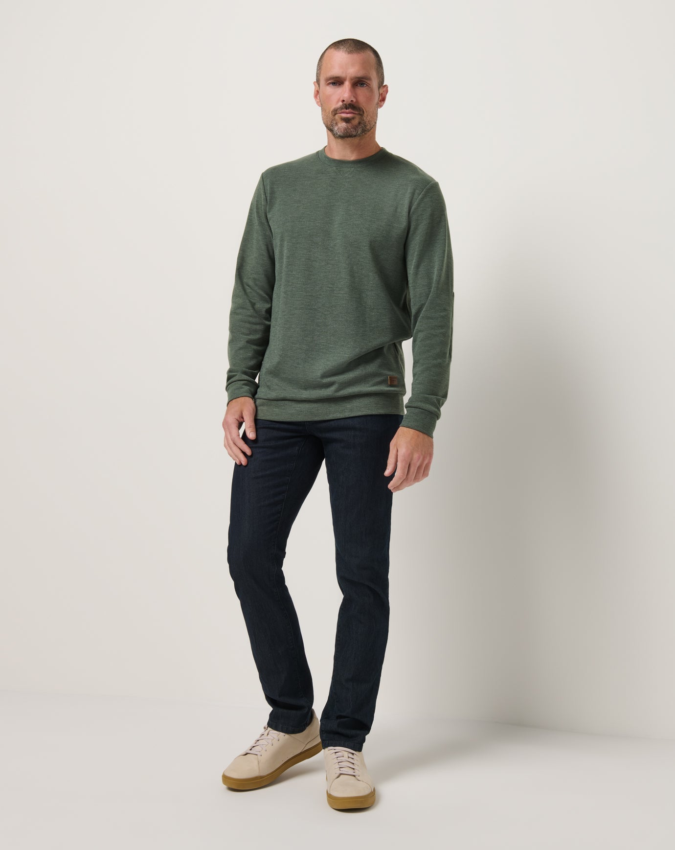 Cloud Sweater Men/Heather Dark Olive