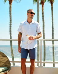 Techwoven Sunlight Button-Up Men/White