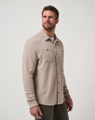 Cloud Waffle Shirt Jacket Men/Oxford Tan