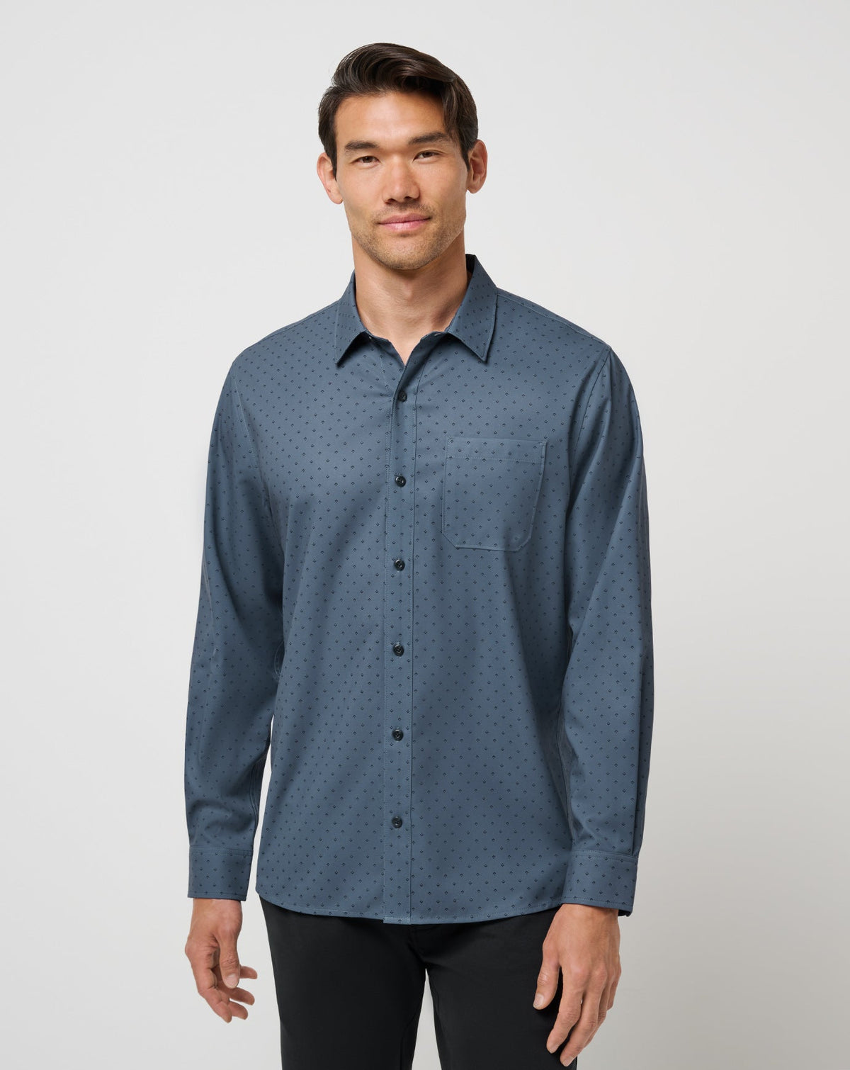 Techwoven Tidbits Button-Up Men/Bering Sea