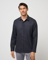 Techwoven Tidbits Button-Up Men/Black