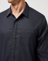 Techwoven Tidbits Button-Up Men/Black