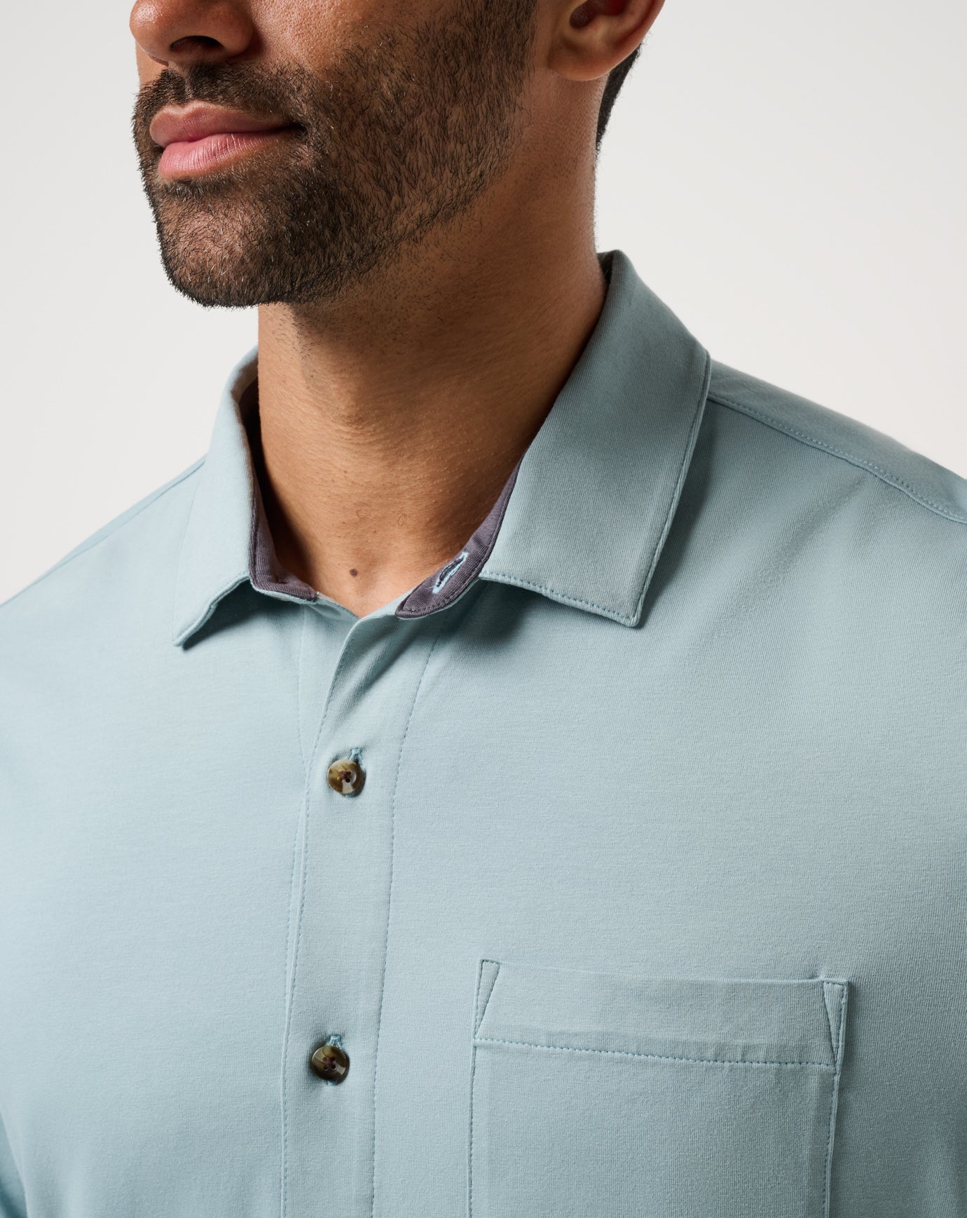 Comfortknit TM Social Club Button-Up Men/Arona