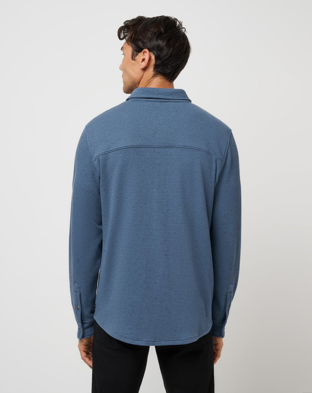 Cloud Waffle Shirt Jacket Men/Bering Sea