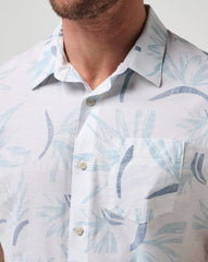 The Thick Of It Button-Up Men/White/Quiet Harbor