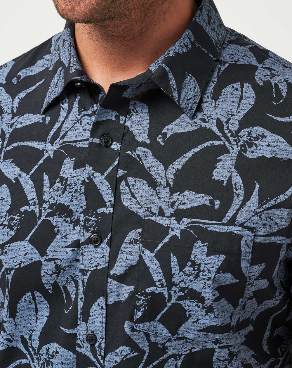 Photo Finish Button-Up Men/Black