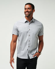 Across The Pond Button-Up Men/Heather Sleet