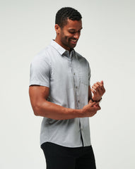 Across The Pond Button-Up Men/Heather Sleet