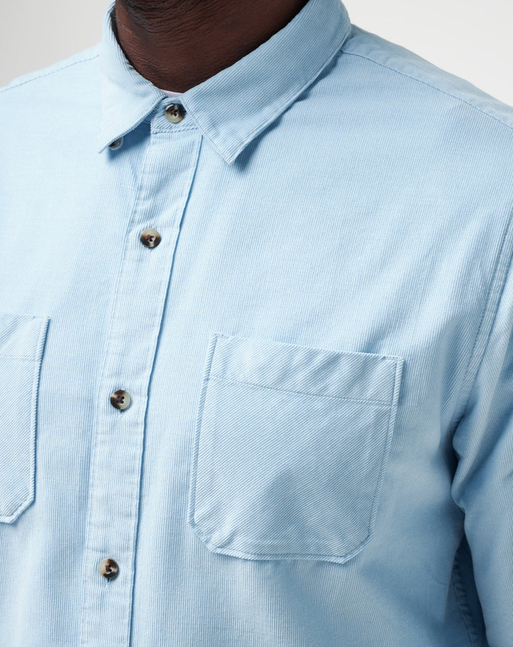 Barrel Of Laughs Button-Up Men/Dream Blue