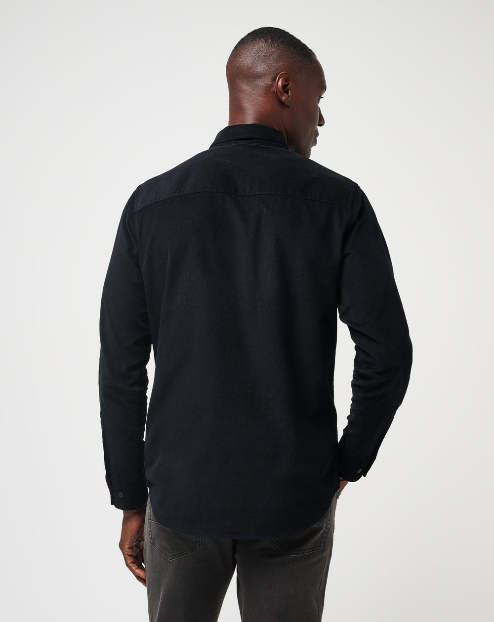 Barrel Of Laughs Button-Up Men/Black