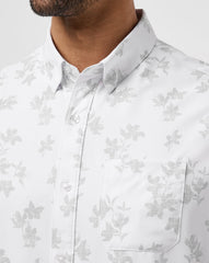Mist On The Lake Button-Up Men/White