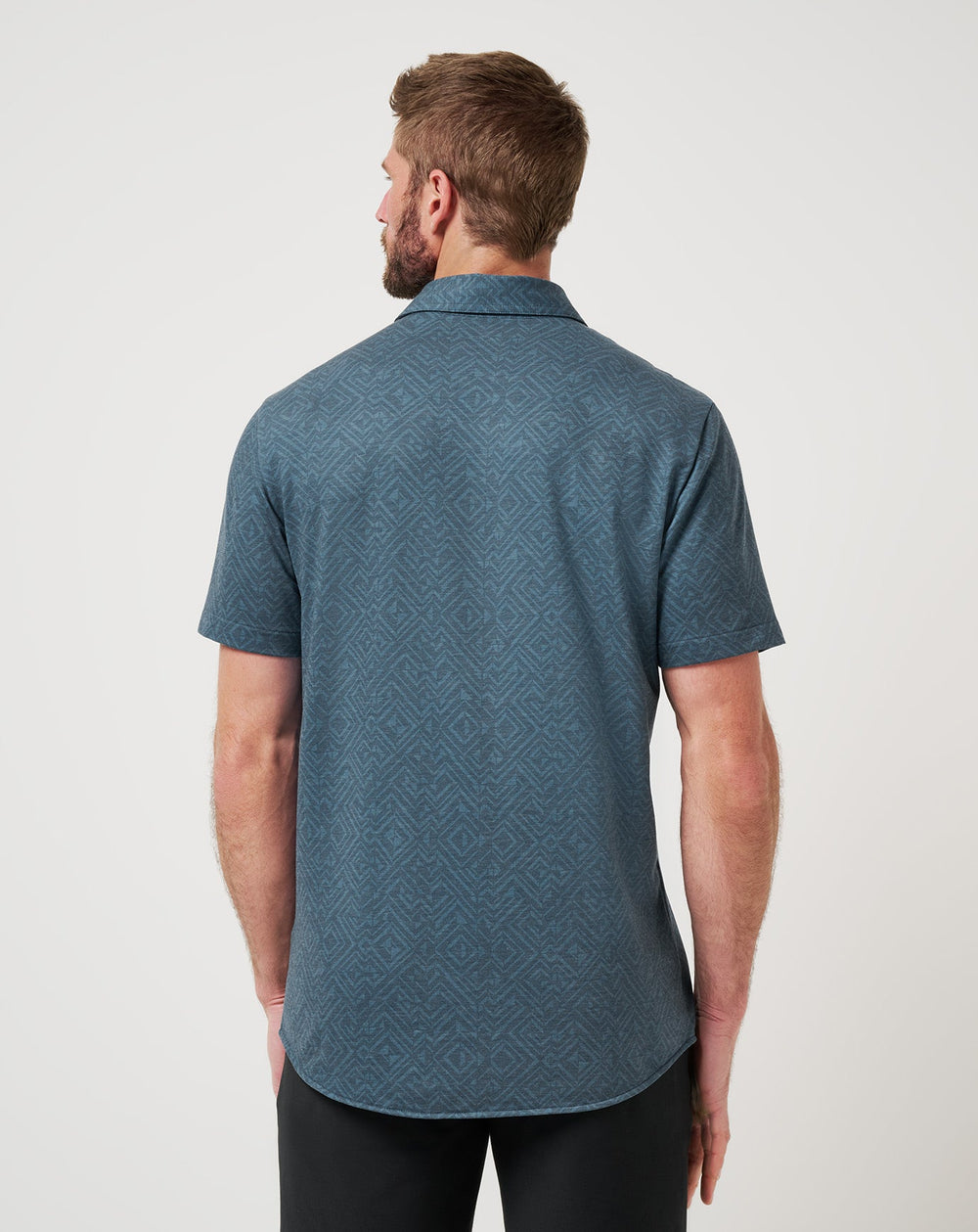 Knit Featherweight Night Button-Up Men/Mood Indigo/Vintage Indigo
