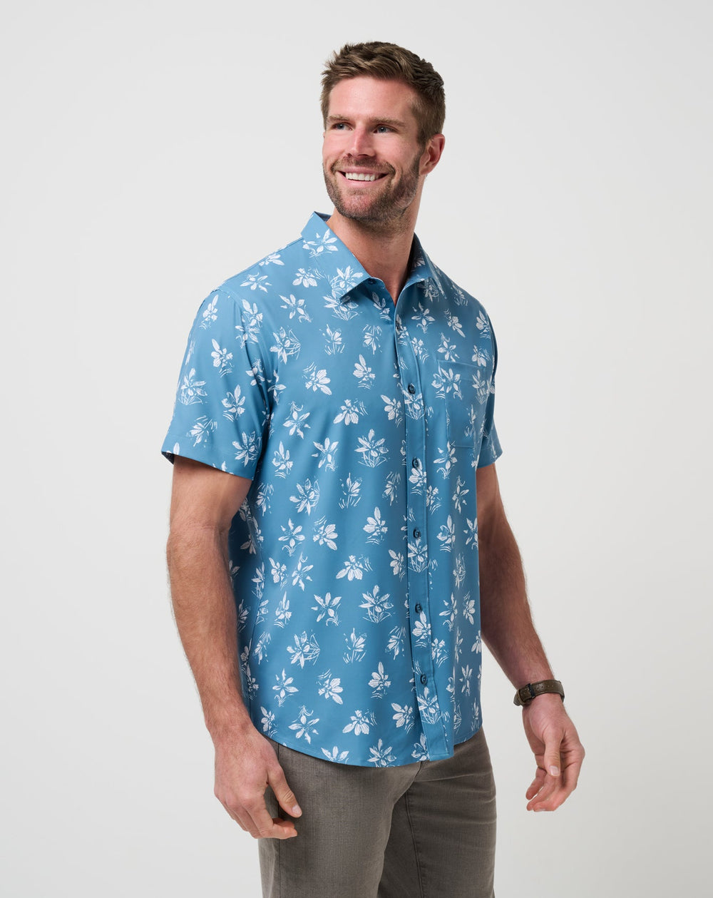 Techwoven Seamate Button-Up Men/Captains Blue