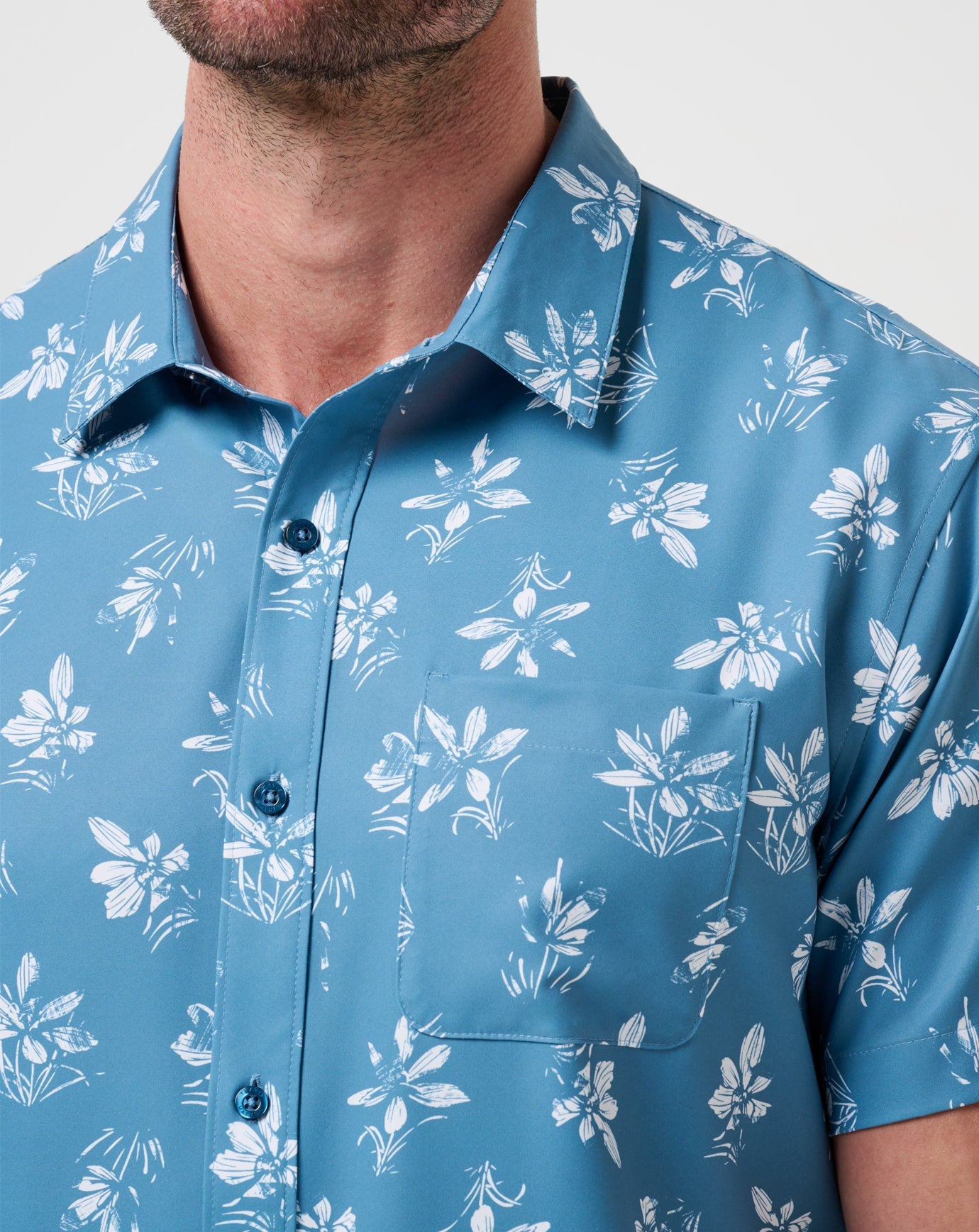 Techwoven Seamate Button-Up Men/Captains Blue
