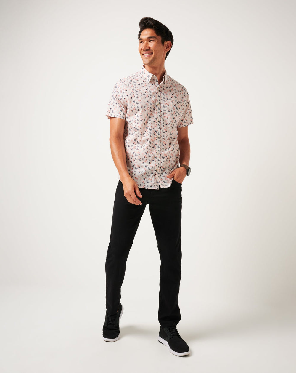 Something New Button-Up Men/Moonbeam