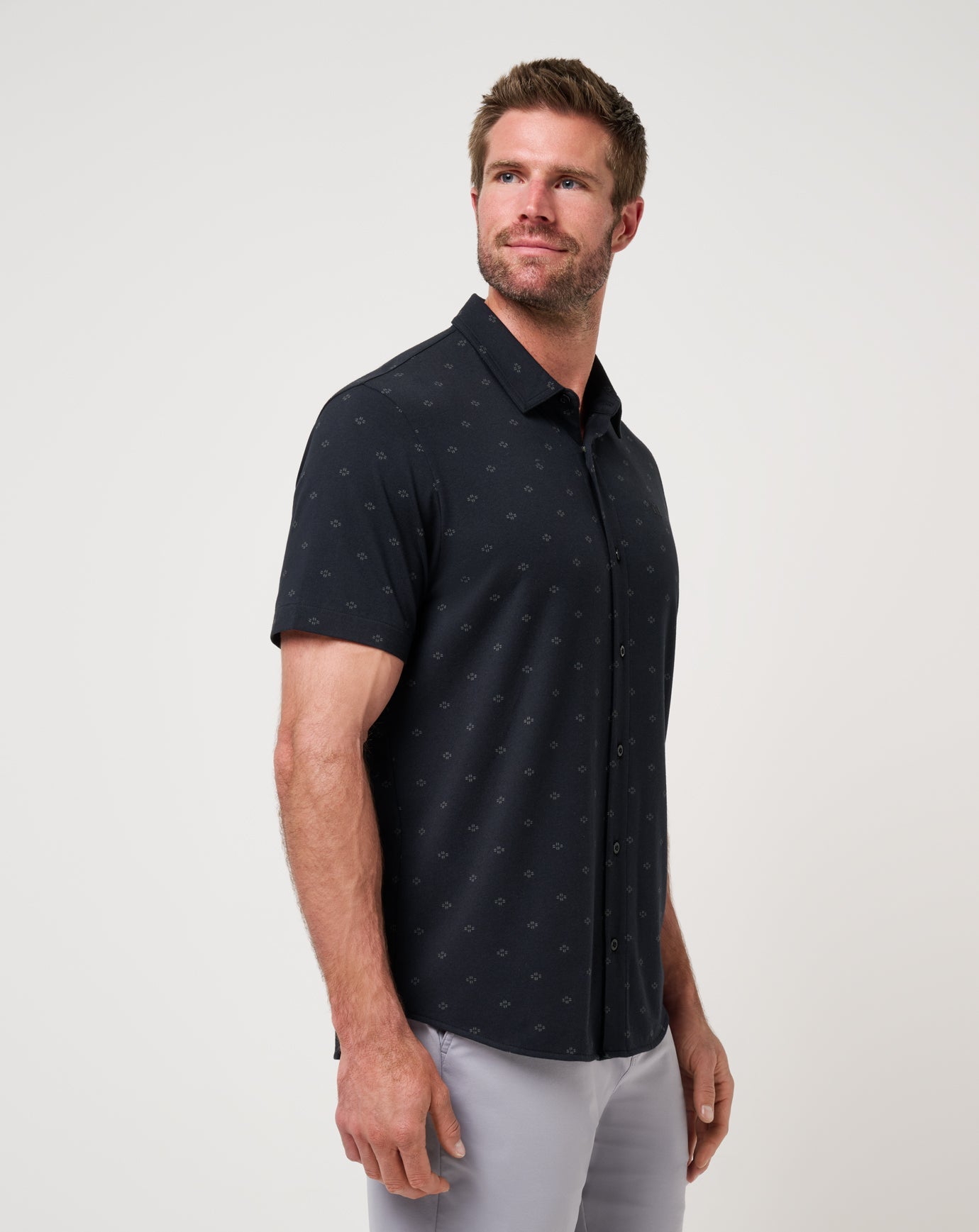 Shore Of It Button-Up Men/Black