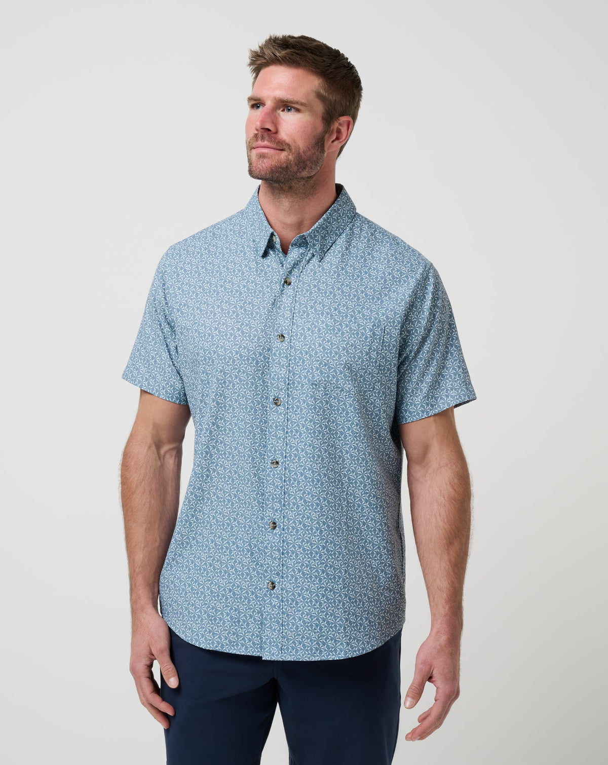 Techwoven Country Mile Button-Up Men/Arona