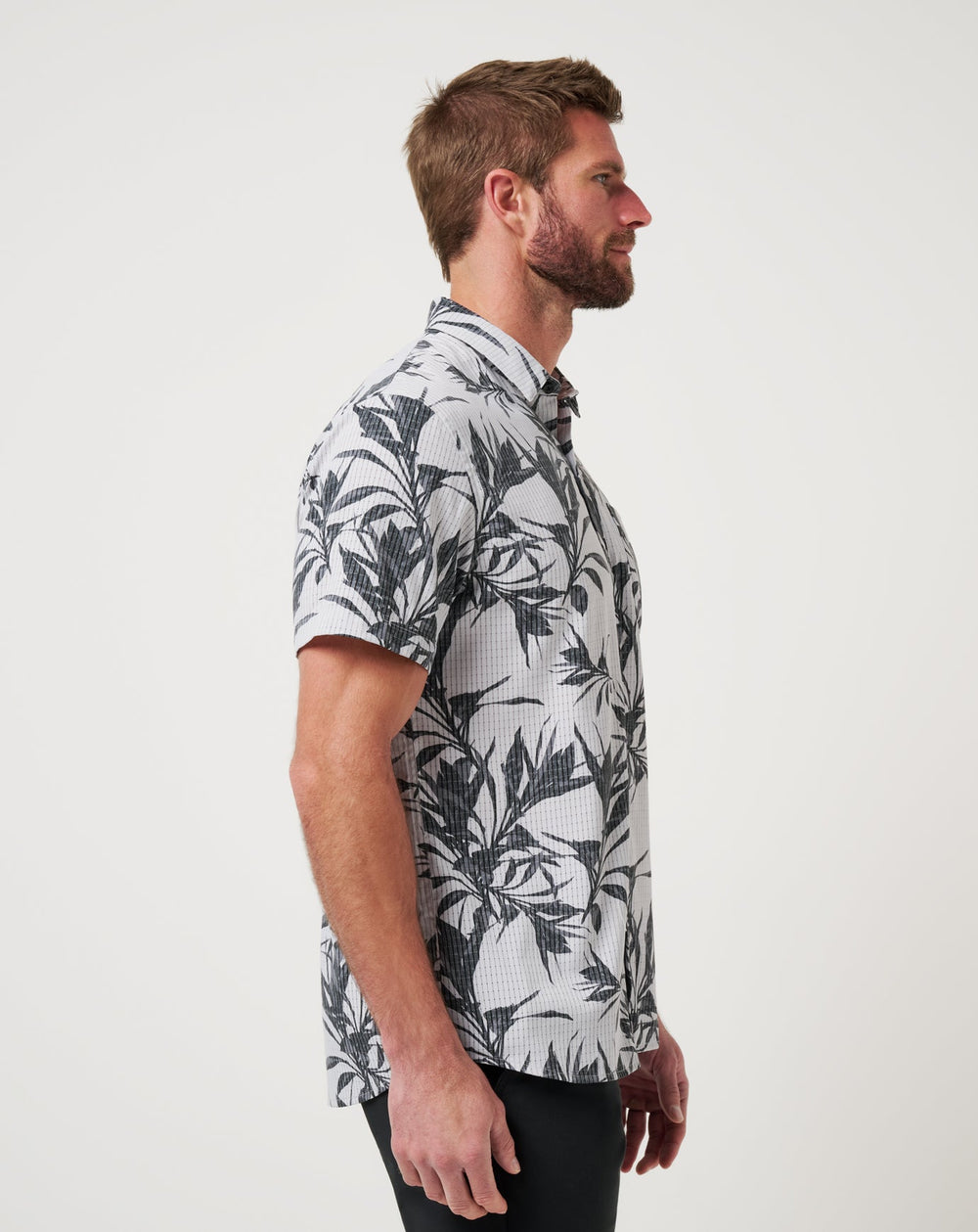 Light Map Button-Up Men/Micro Chip