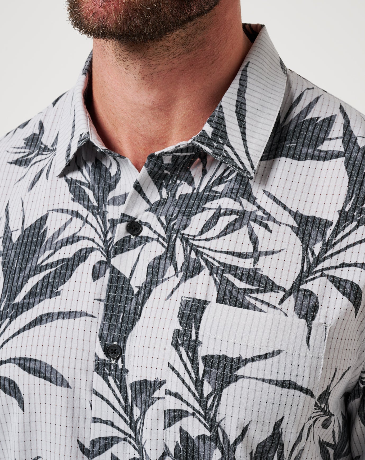 Light Map Button-Up Men/Micro Chip