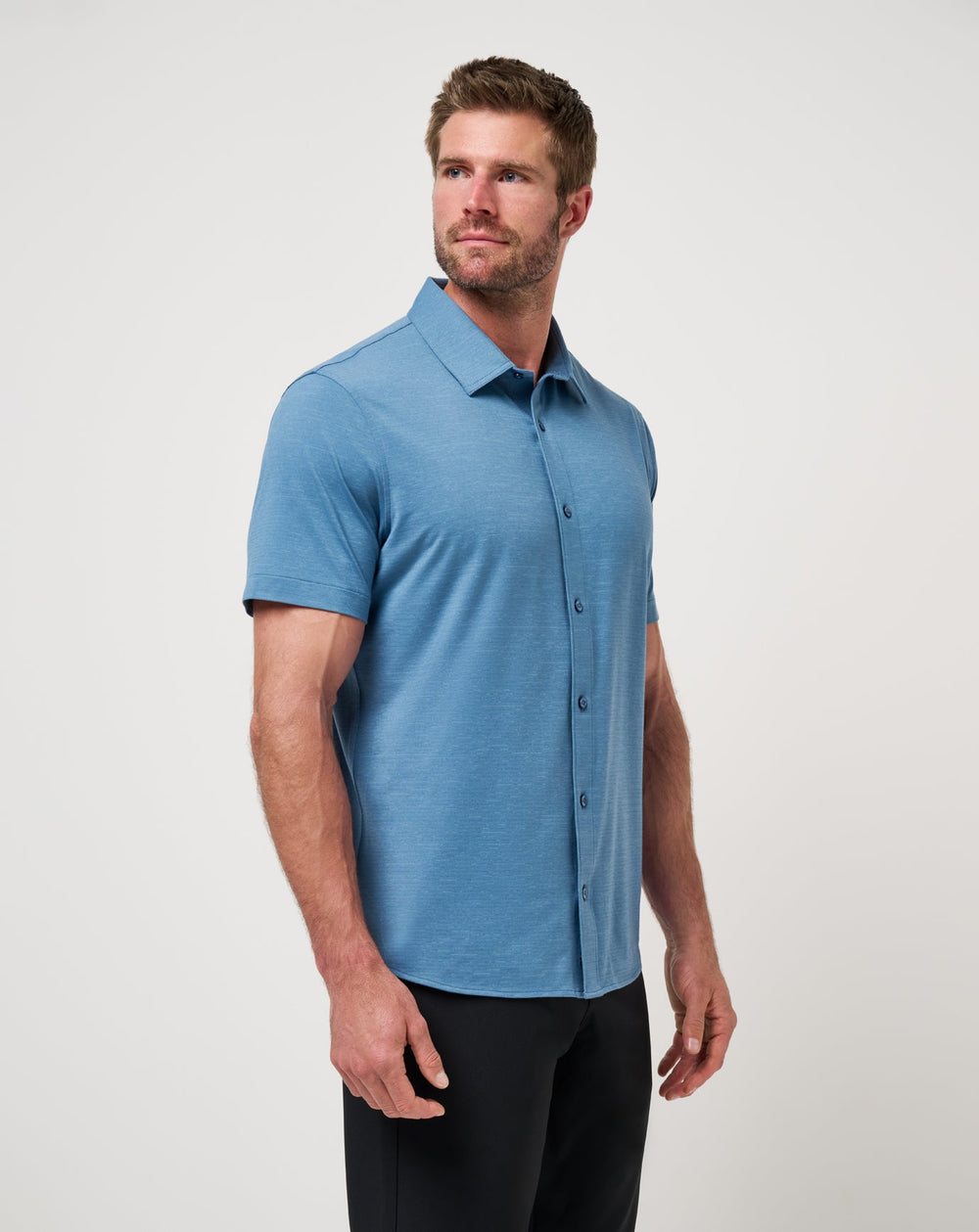 The Heater Button-Up Men/Copen Blue