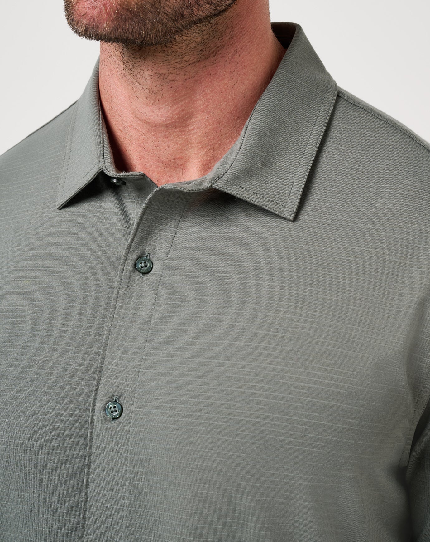 The Heater Button-Up Men/Dark Olive