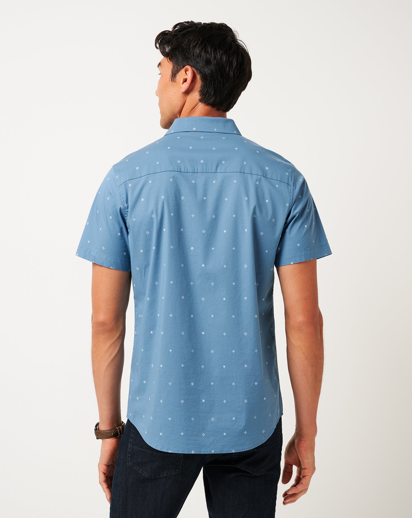 Per Aspera Button-Up Men/Captains Blue
