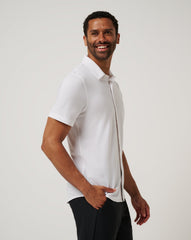 The Heater Button-Up Men/White