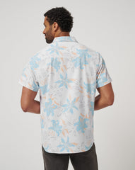 Techwoven Board Battle Button-Up Men|New/White