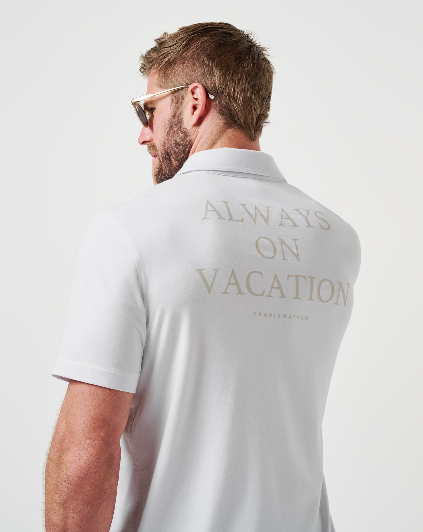 Poolside Pitcher Button-Up Men/White