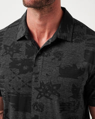 Knit Gravitation Button-Up Men/Black