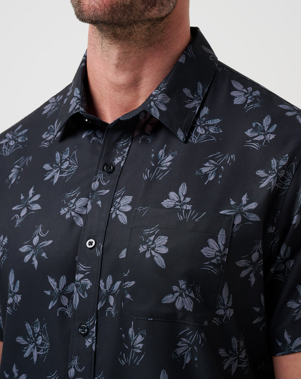 Techwoven Seamate Button-Up Men/Black
