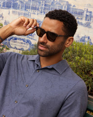 Knit Featherweight Tides Button-Up Men/Mood Indigo/Vintage Indigo