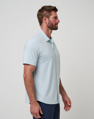 Shore Of It Button-Up Men/Azzurro