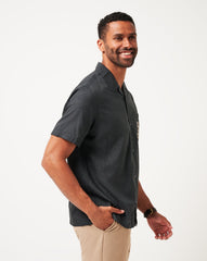 Lost Cave Button-Up Men/Heather Black