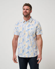 Souvenir City Button-Up Men/White