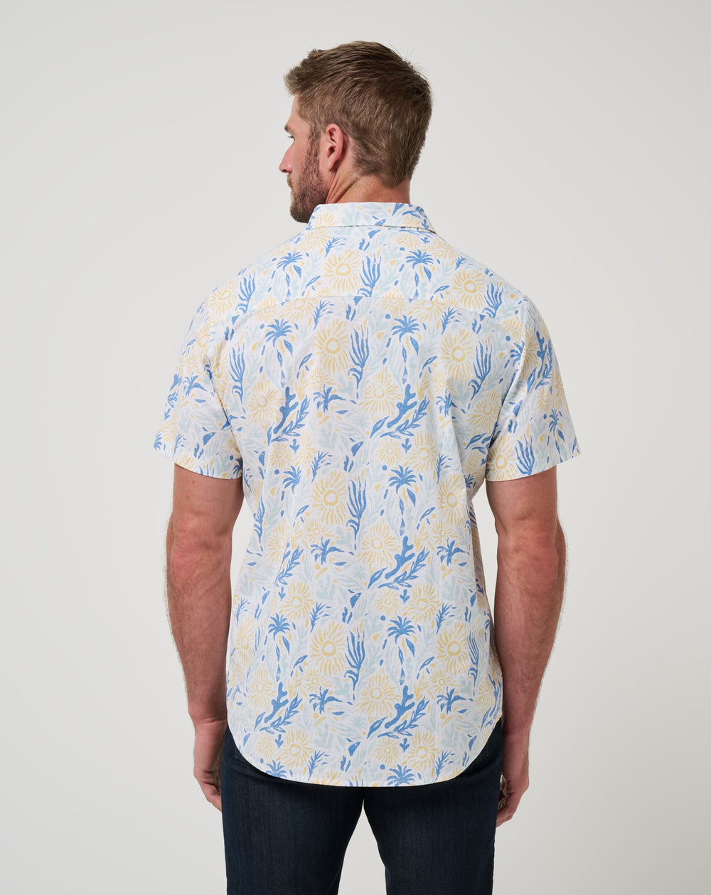 Souvenir City Button-Up Men/White