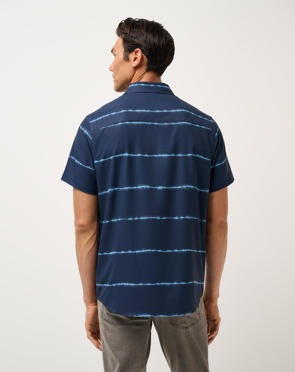 Techwoven Sundaze Button-Up Men|New/Total Eclipse