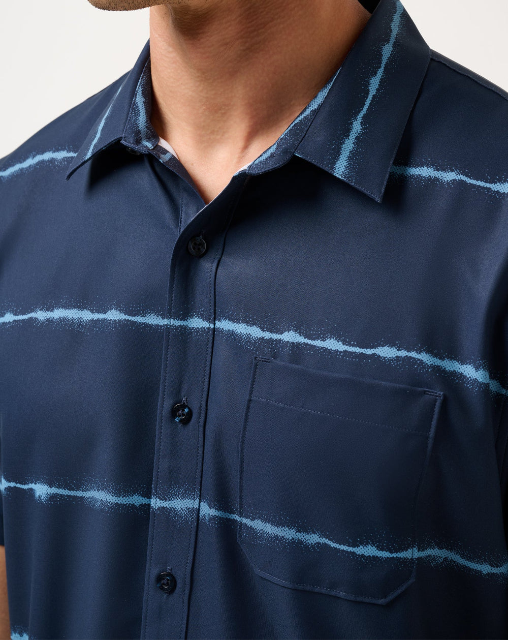 Techwoven Sundaze Button-Up Men|New/Total Eclipse