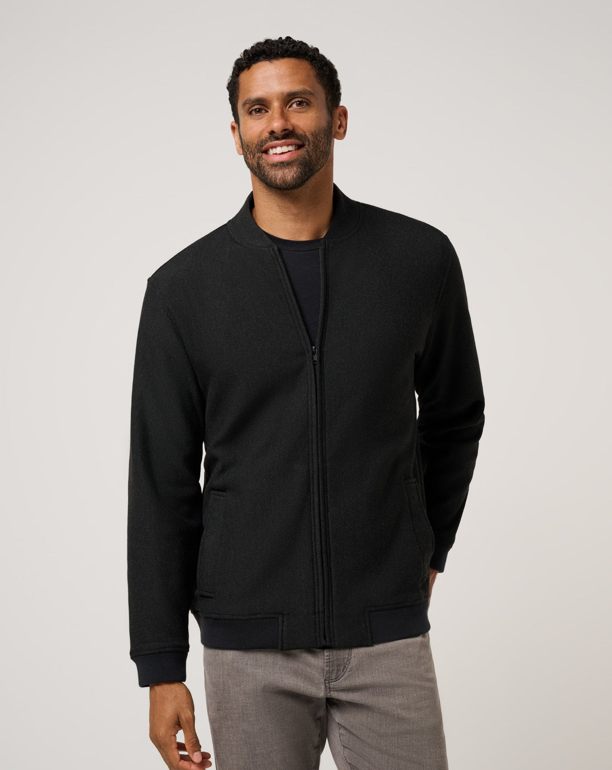 TM Social Club Bomber Men/Heather Black