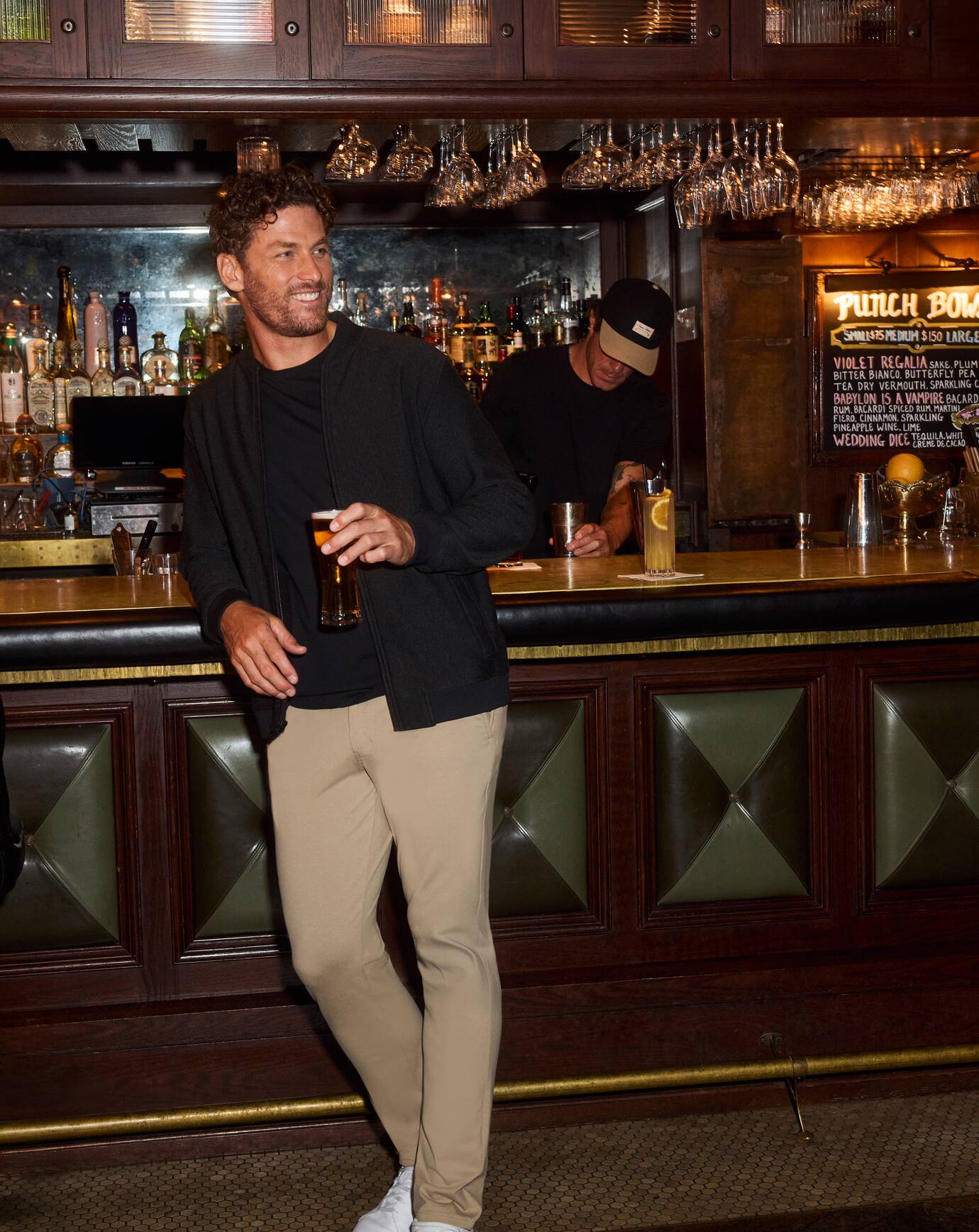 TM Social Club Bomber Men/Heather Black